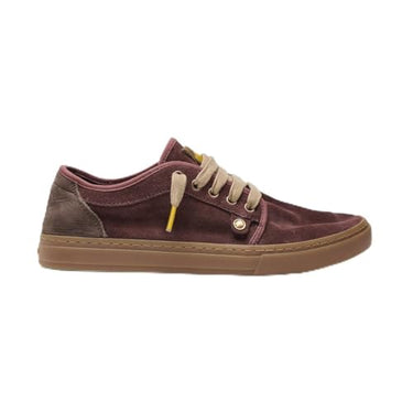 Satorisan - Casual Sneakers for Men and Women - Heisei Suede - Vintage Leather Sports Shoes Comfortable, Sustainable, and Durable - Color Garnet - on Sale